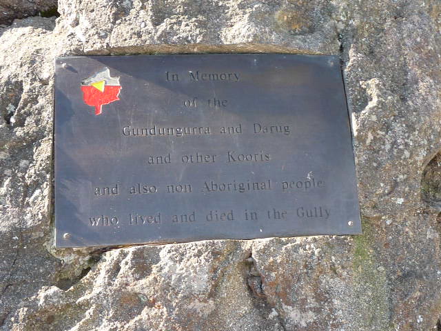 Memorial to Darug and Gundungurra